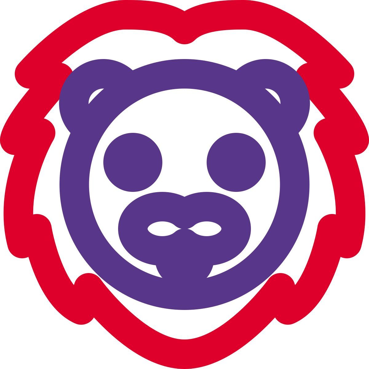 king of the jungle, lion face pictorial representation emoji icon