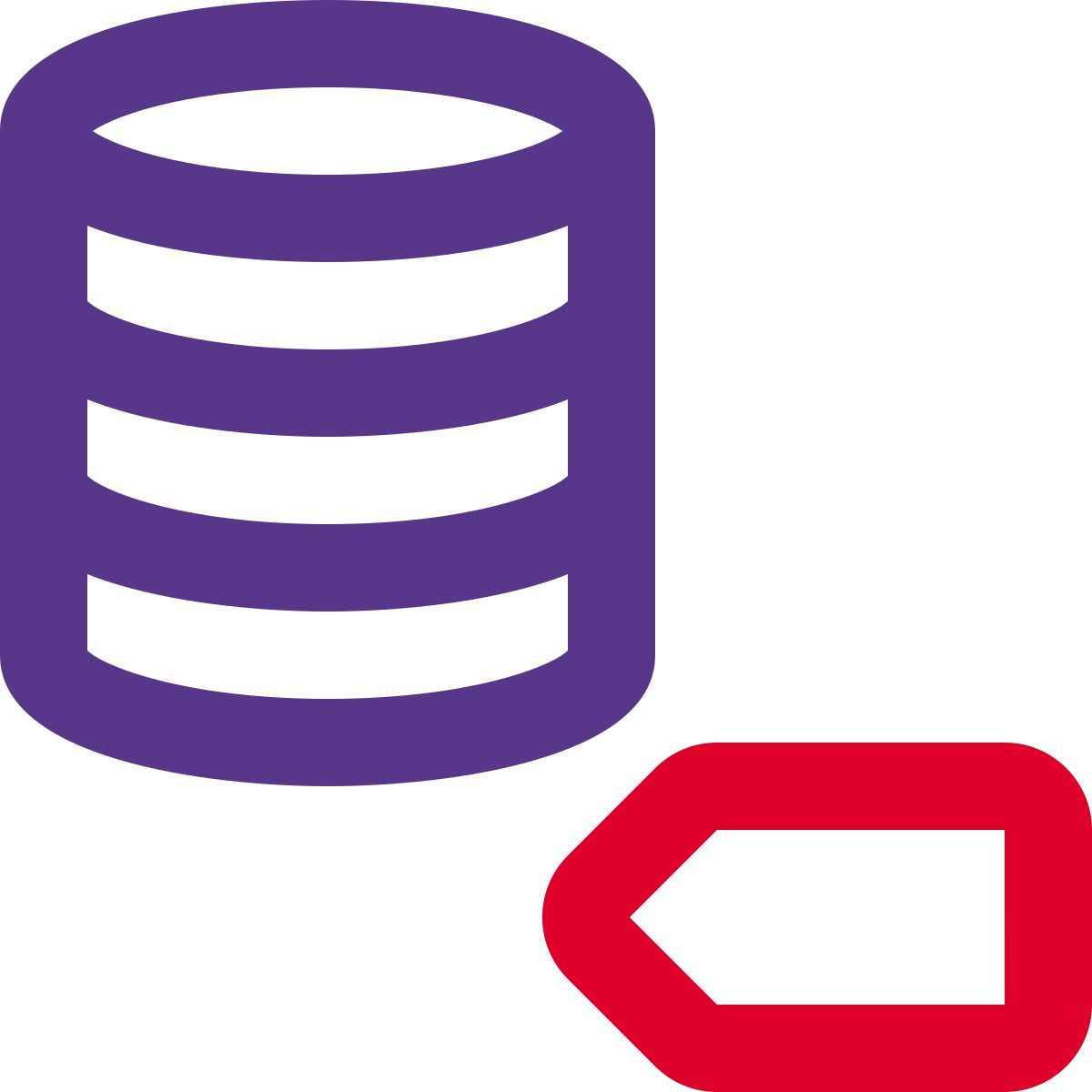 etichetta del database icon