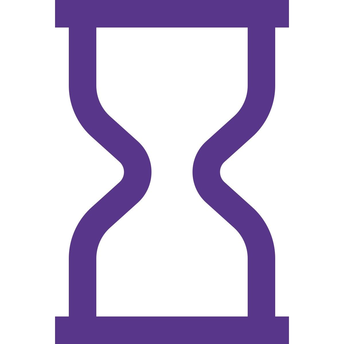 loading hourglass icon
