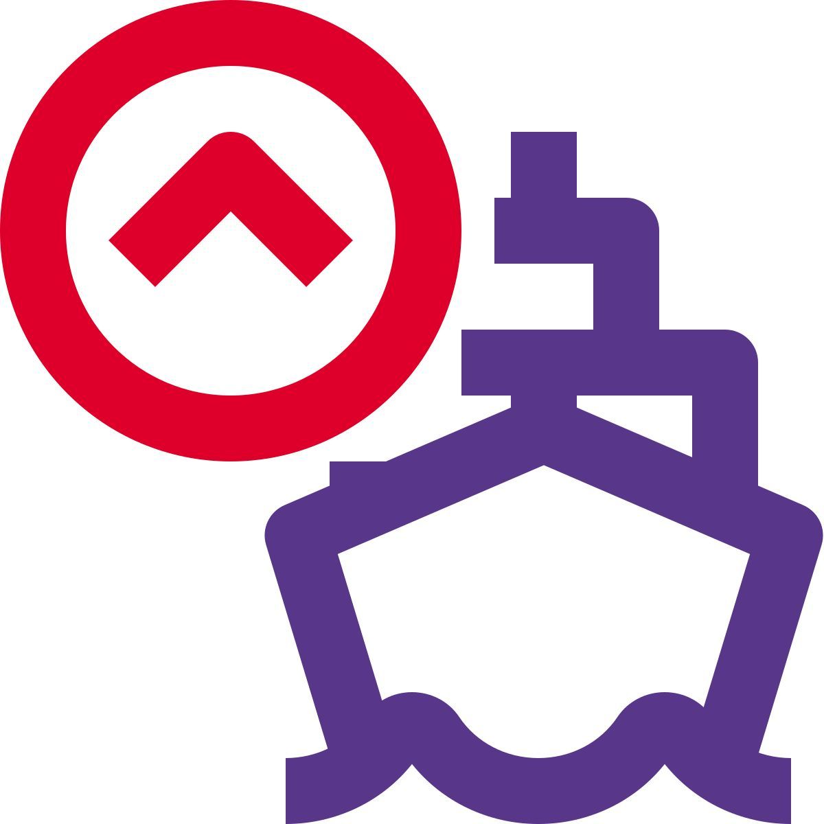 cargando un buque de carga icon