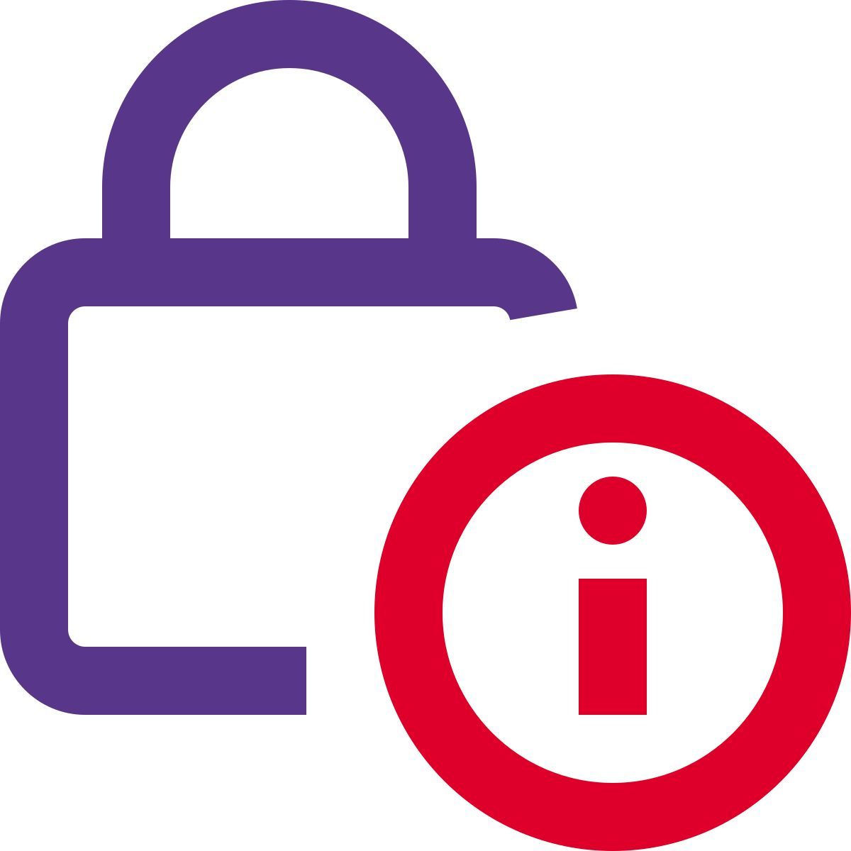 lock info icon