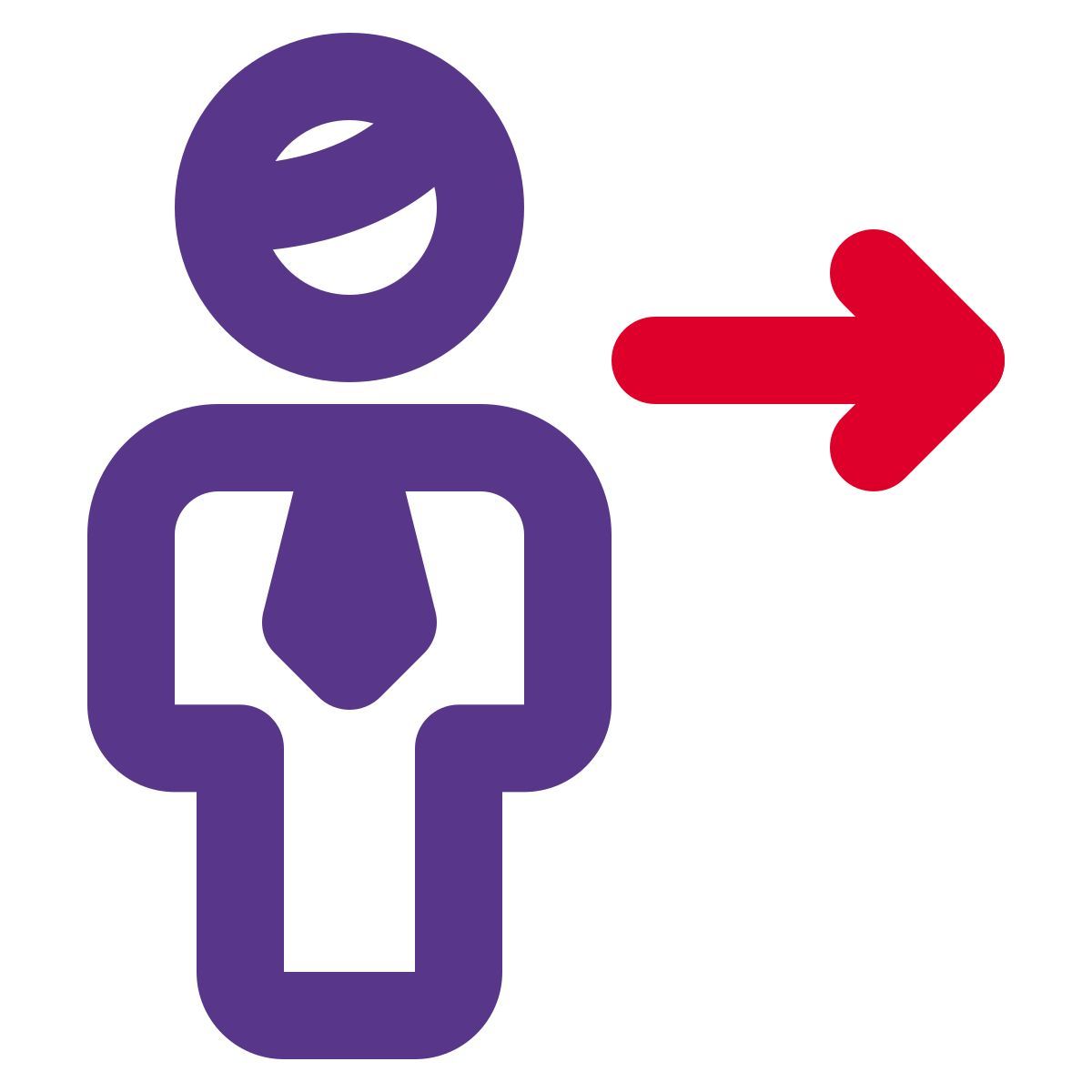 logoff company server portal for businessman website icon