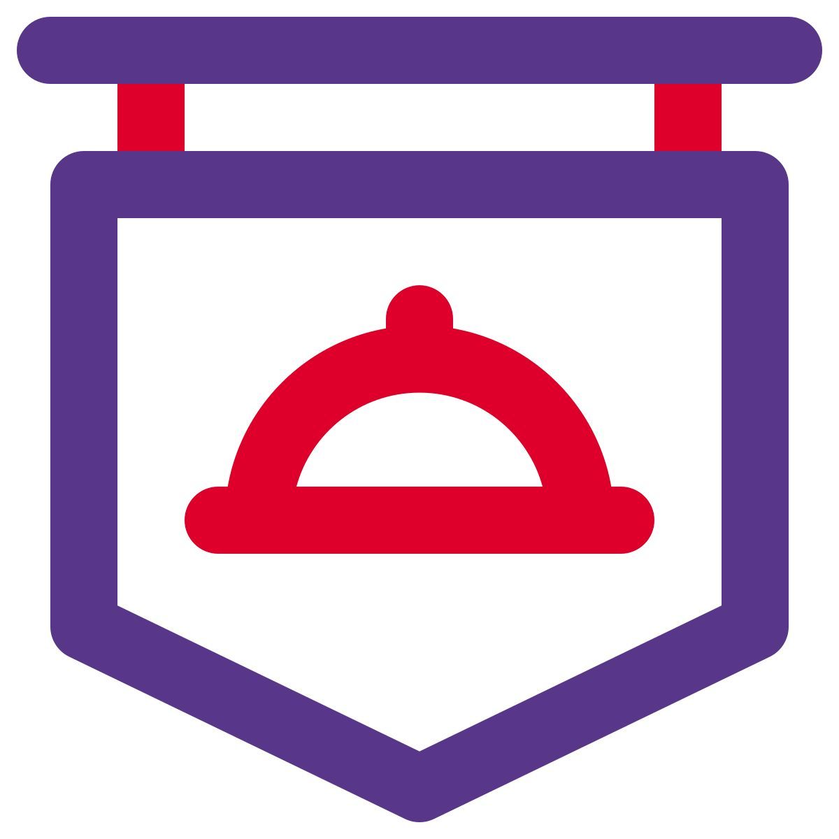restaurant sign icon