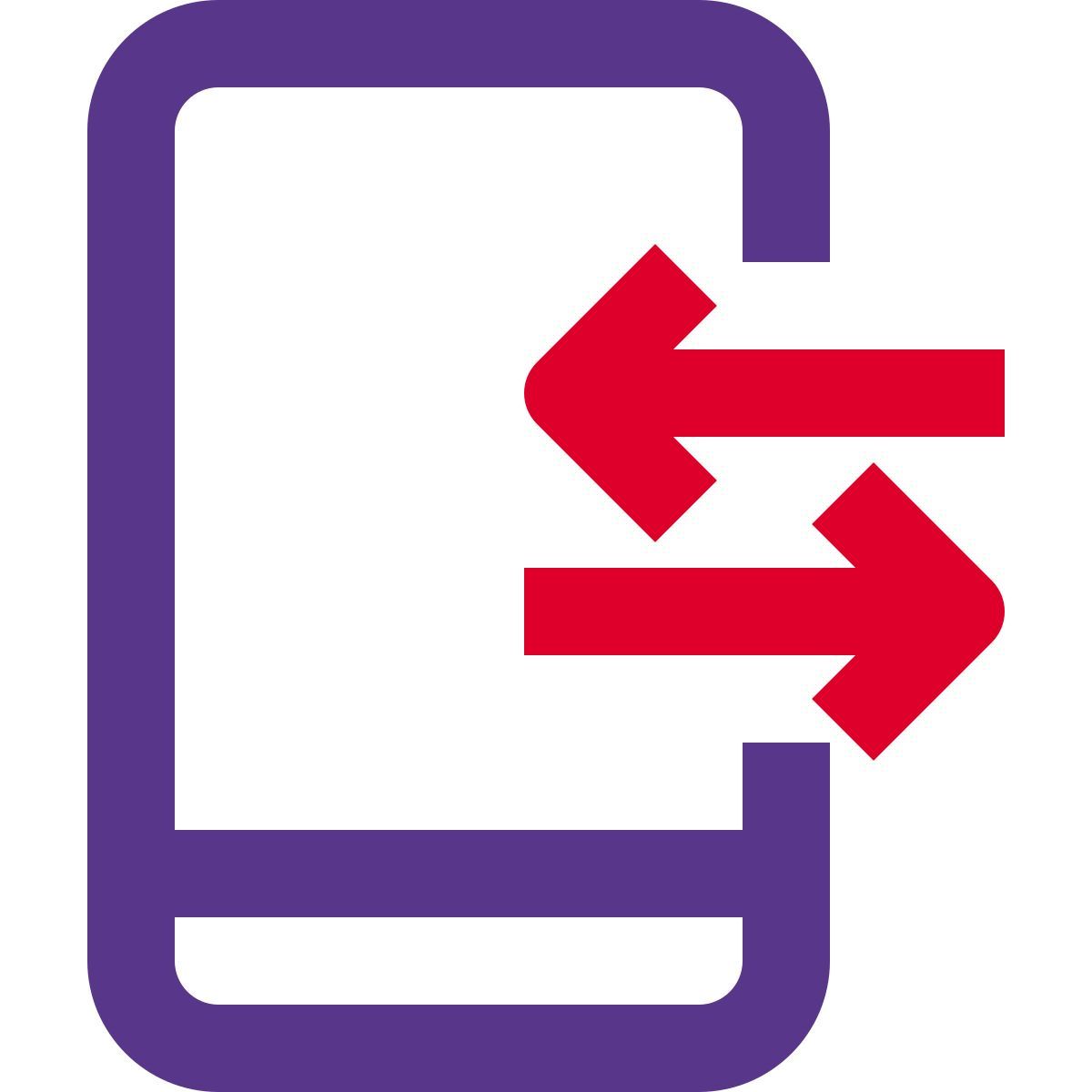 mobile data transfer icon