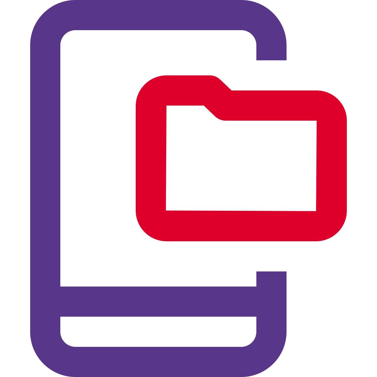 mobile folder icon