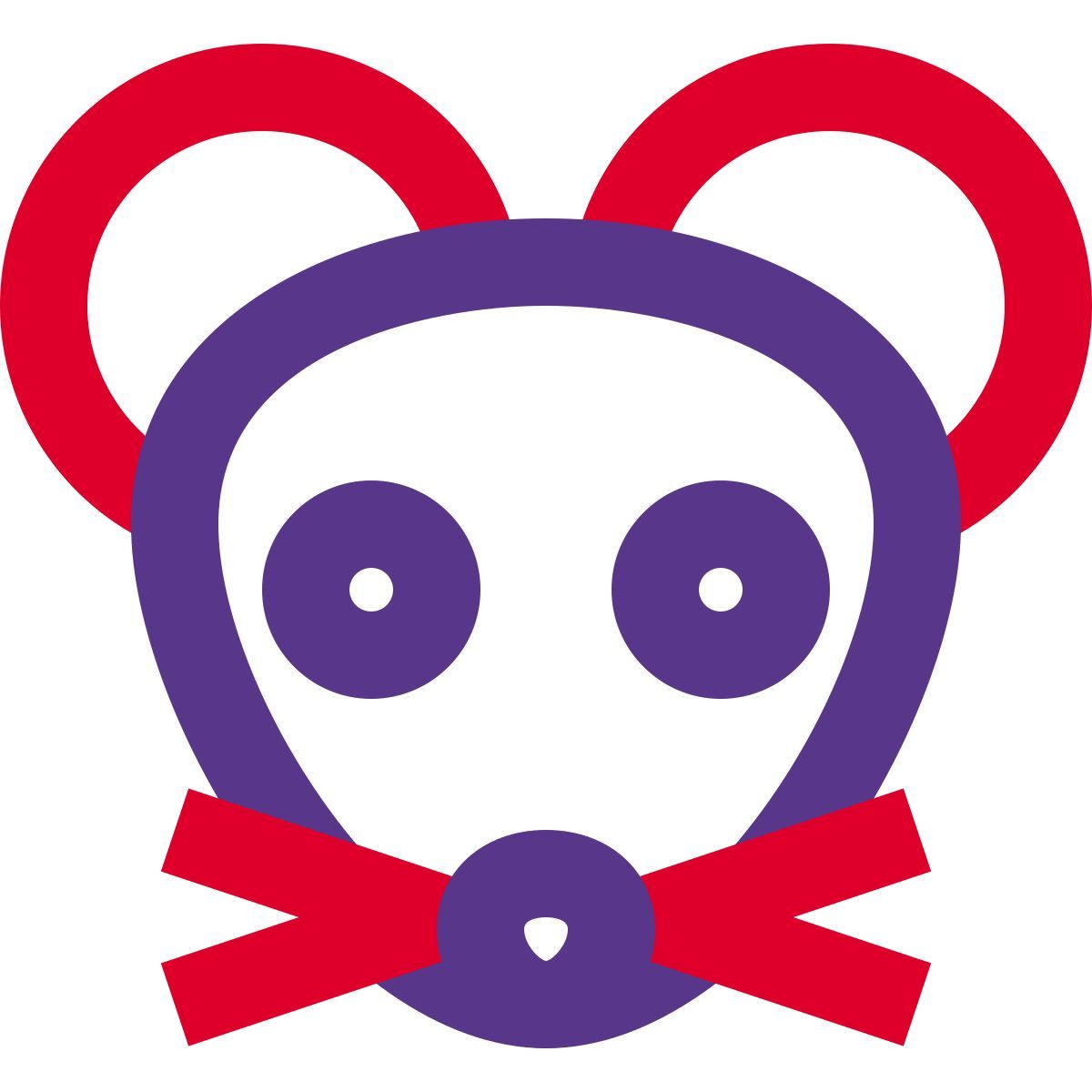 mouse or rat pictorial representation emoji for social media icon
