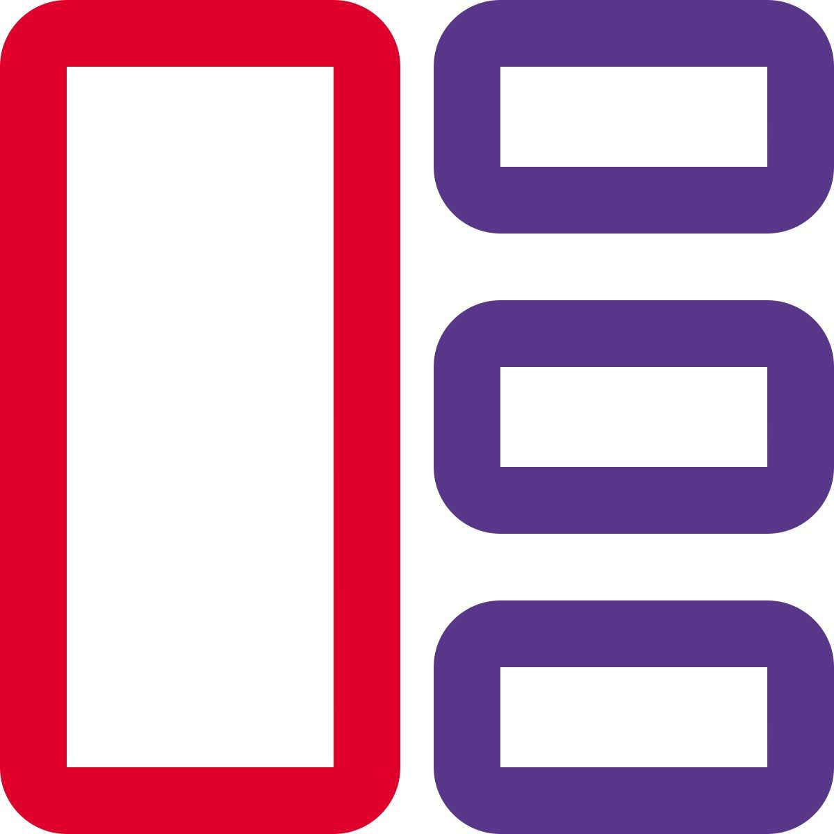 수직 레이아웃 icon