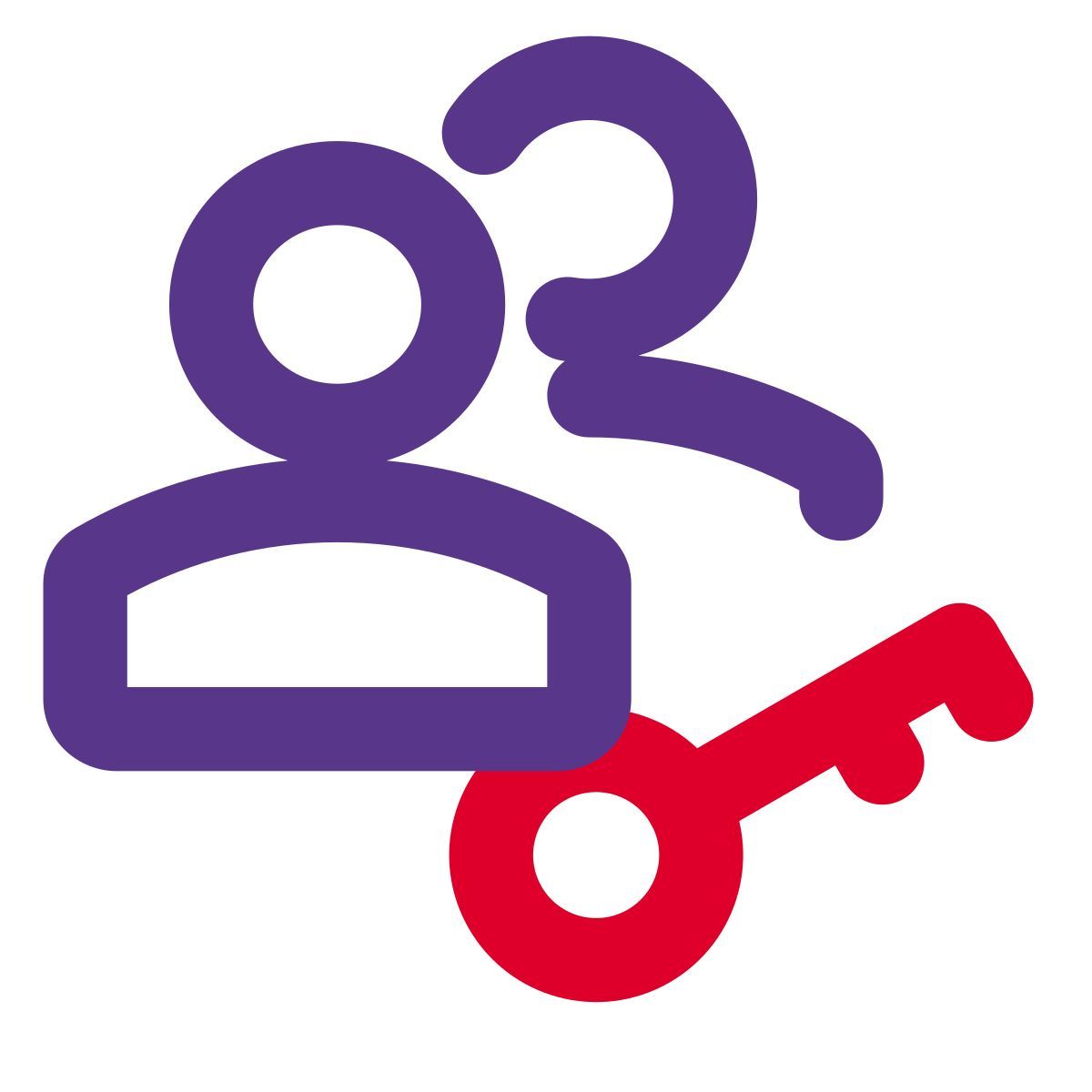 多个用户使用单个密钥登录 icon