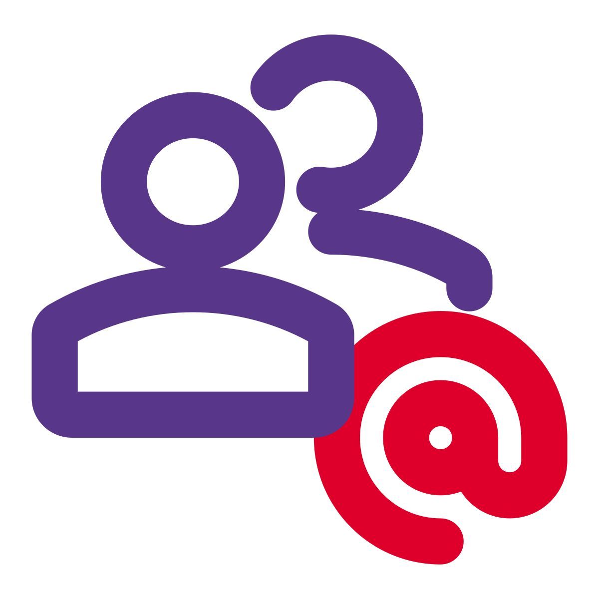 groupe de courrier électronique icon