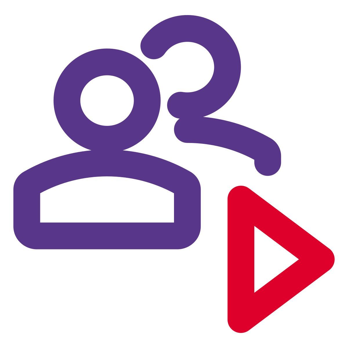 vídeo grupal icon