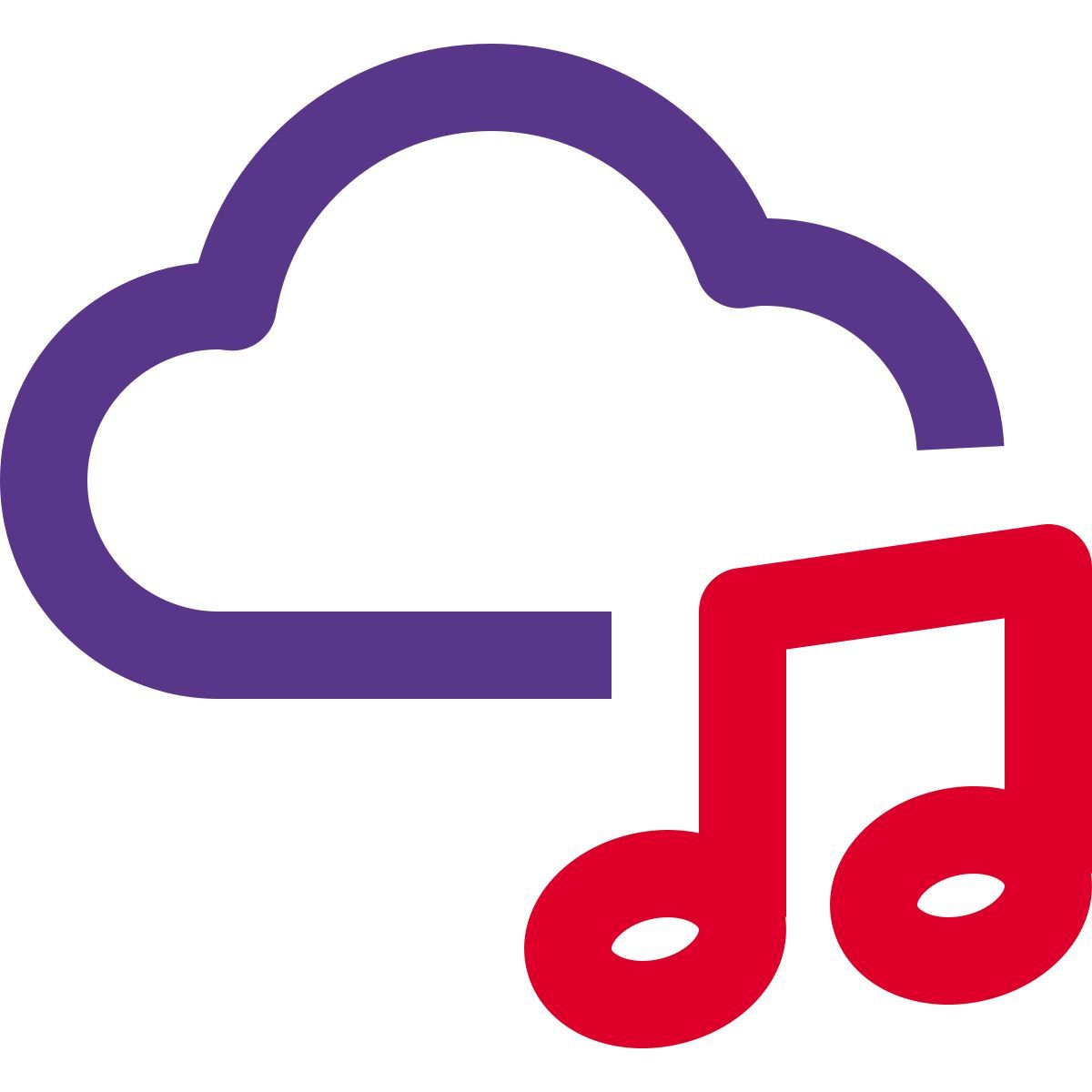 musica sulla nuvola icon