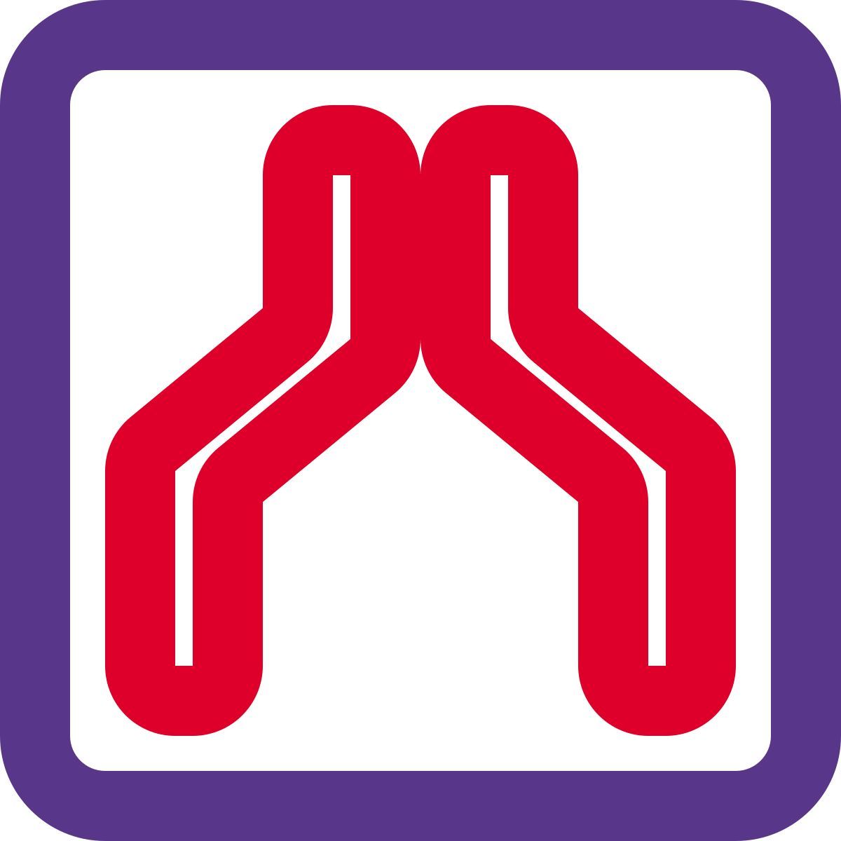 narrow road icon