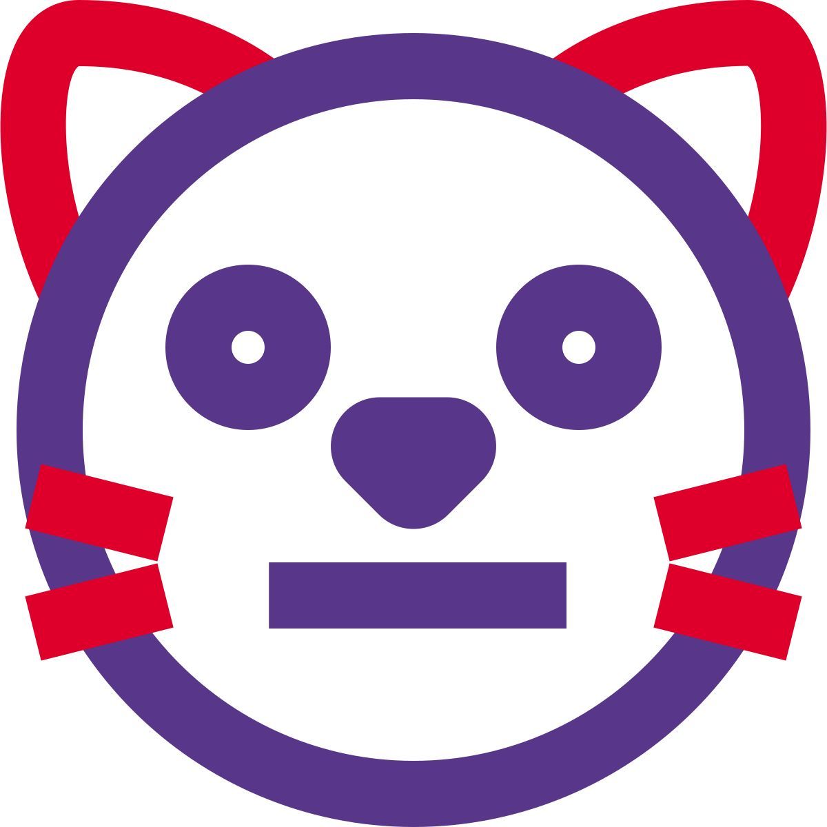 neutrales katzen emoji icon