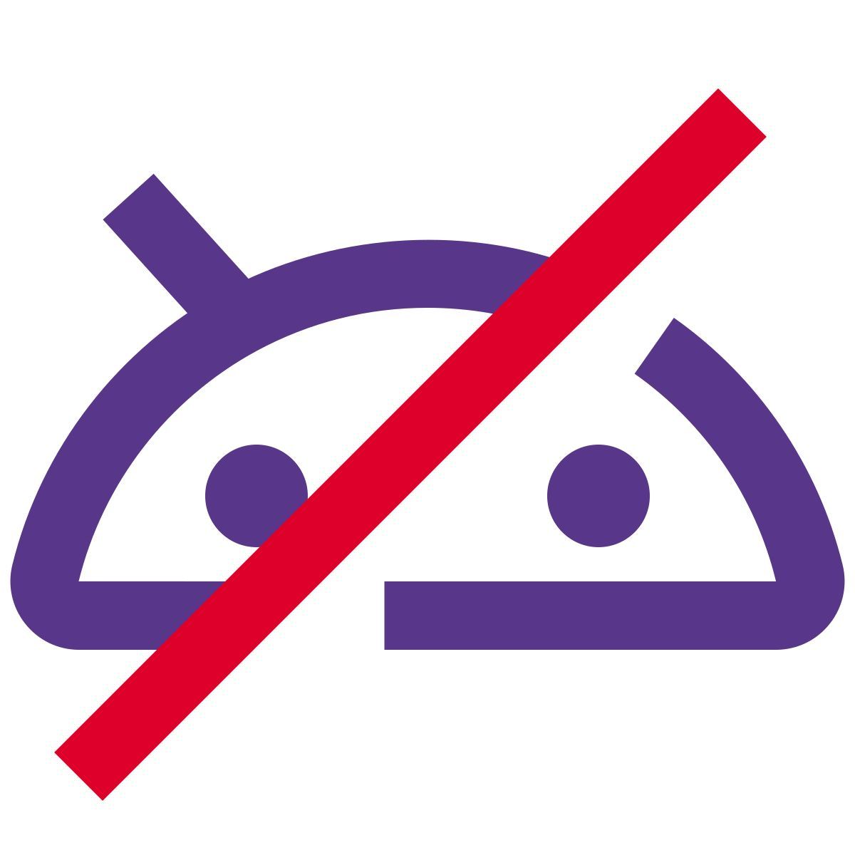no android icon