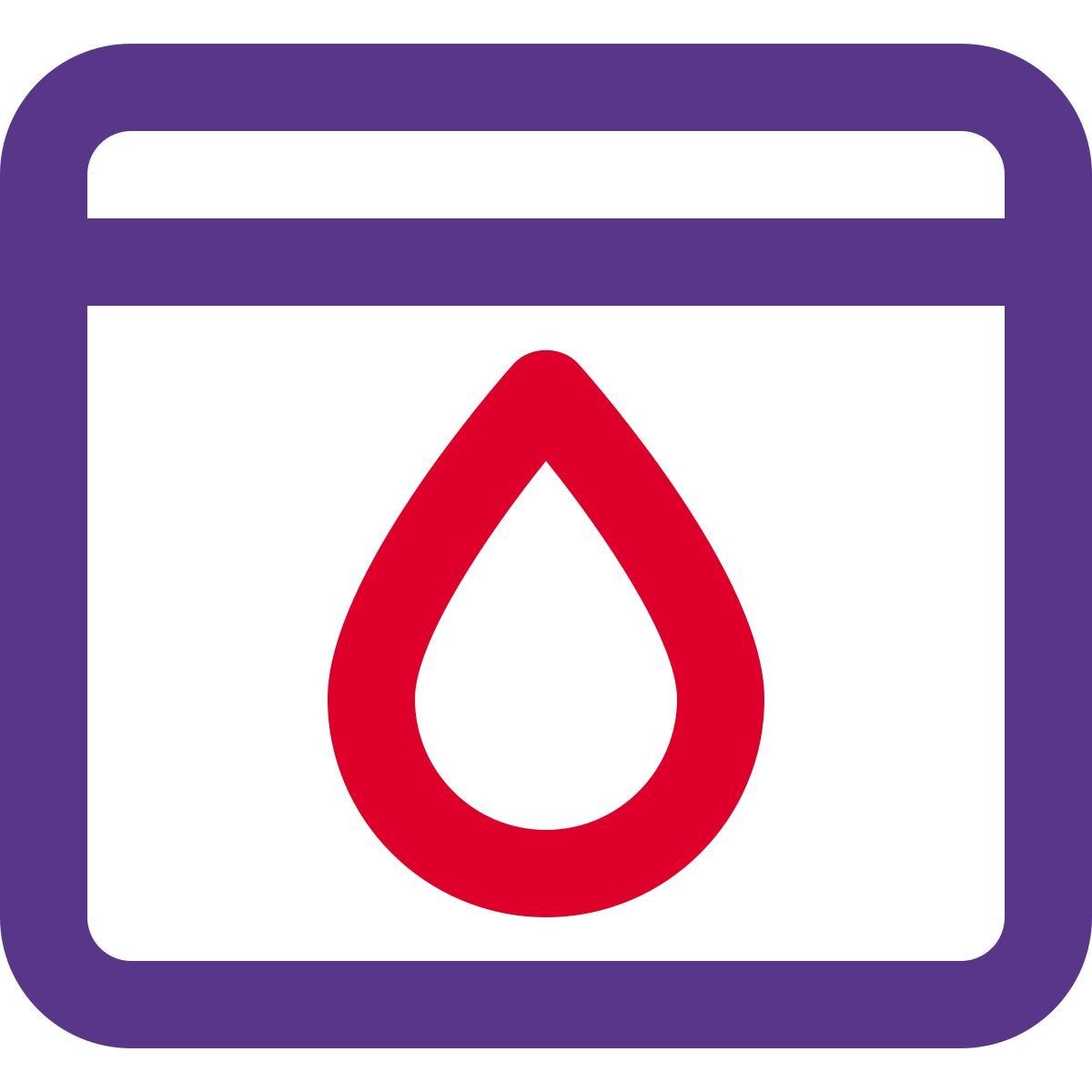 online blood bank icon