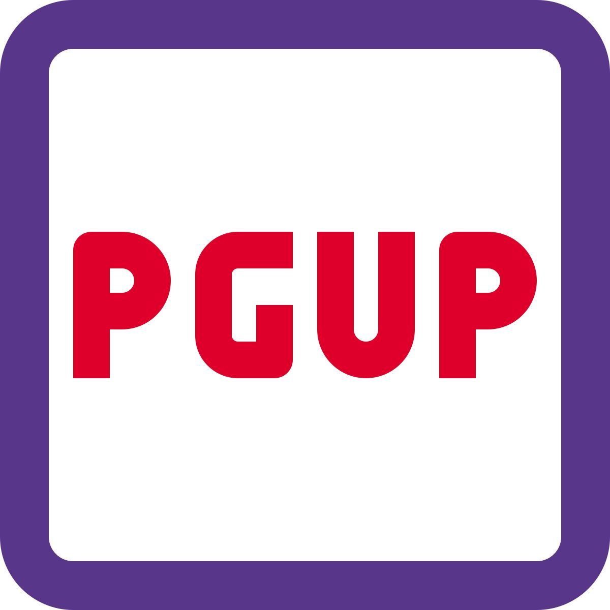 page up key icon