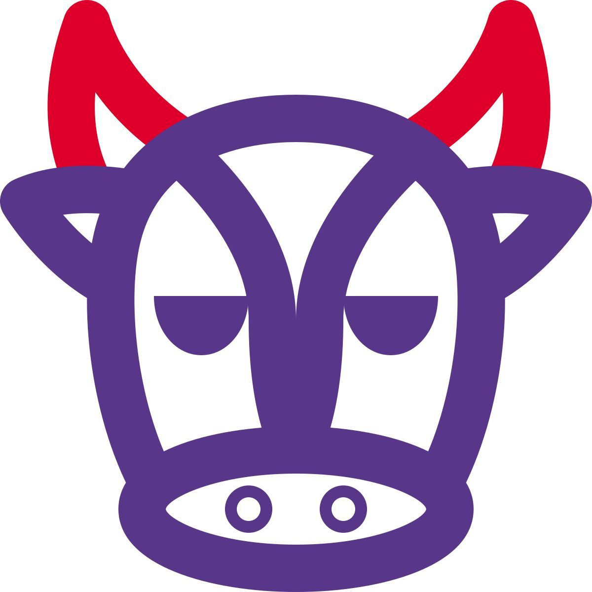 pensive and sad face cow pictorial representation emoji icon