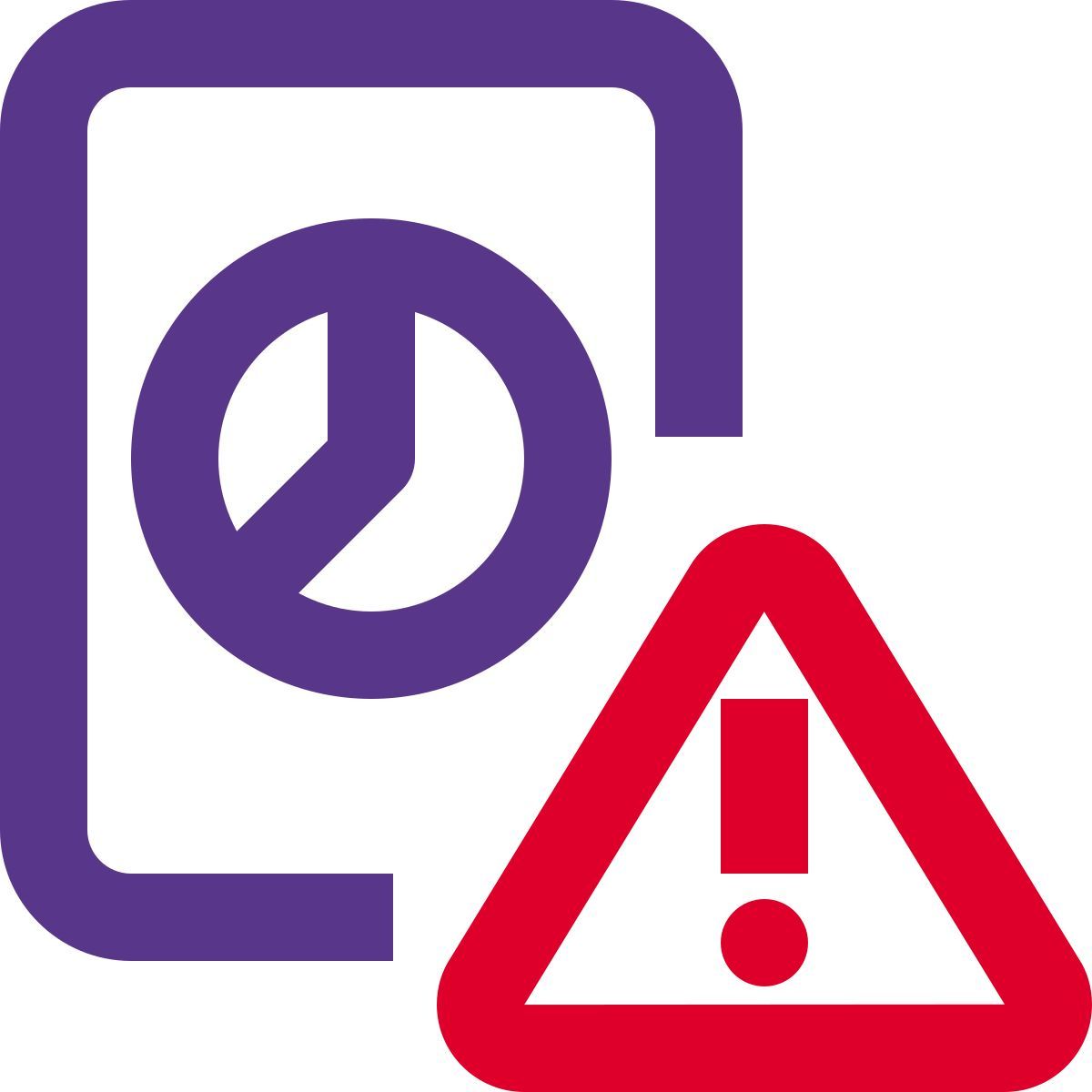 error en el gráfico circular icon