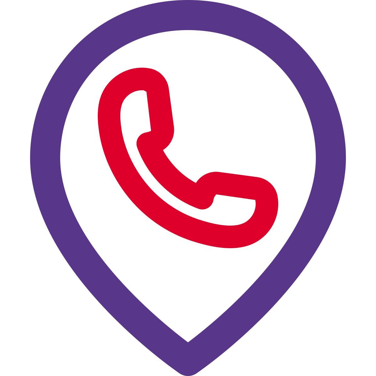 ubicación de la llamada icon