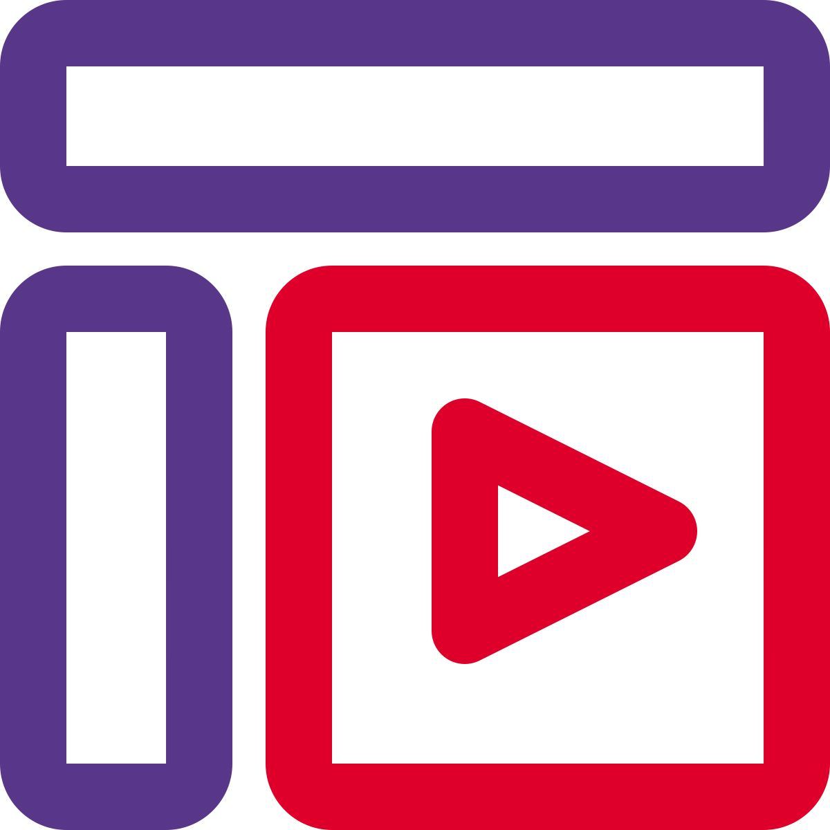 Contenu vidéo icon