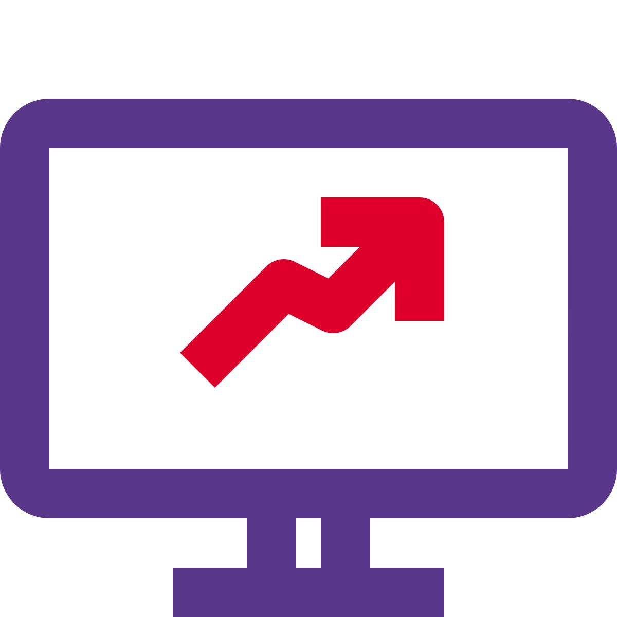 gráfico de computador icon