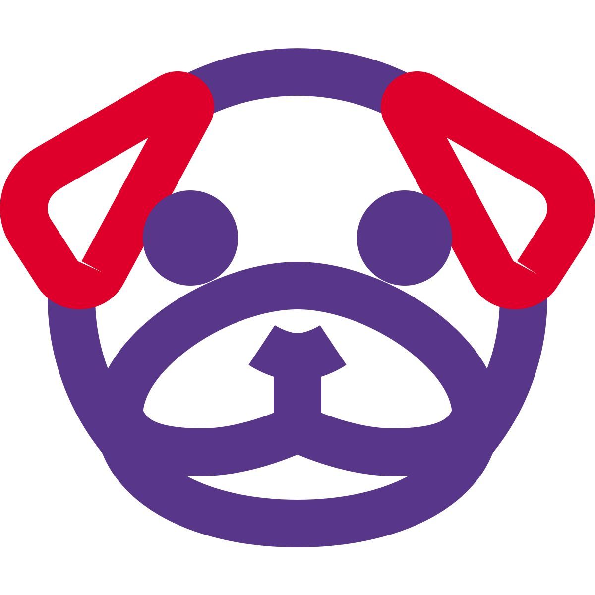 pue pug dog with short muzzled face emoji icon