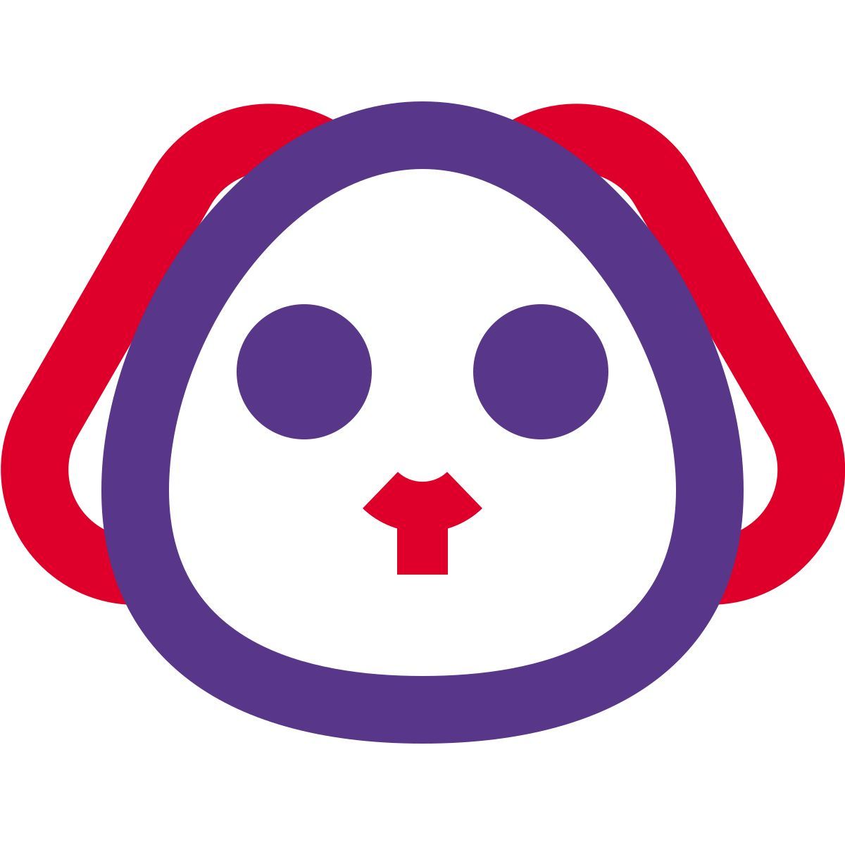 puppy without mouth pictorial representation emoticon for chat icon