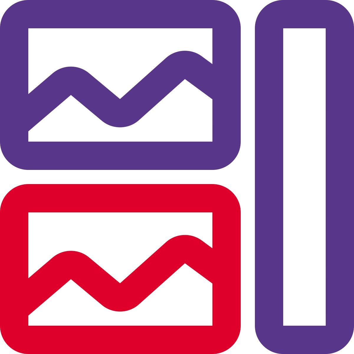 titre vertical et images icon