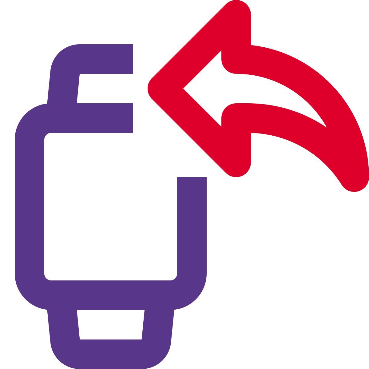 reply on smartwatch icon