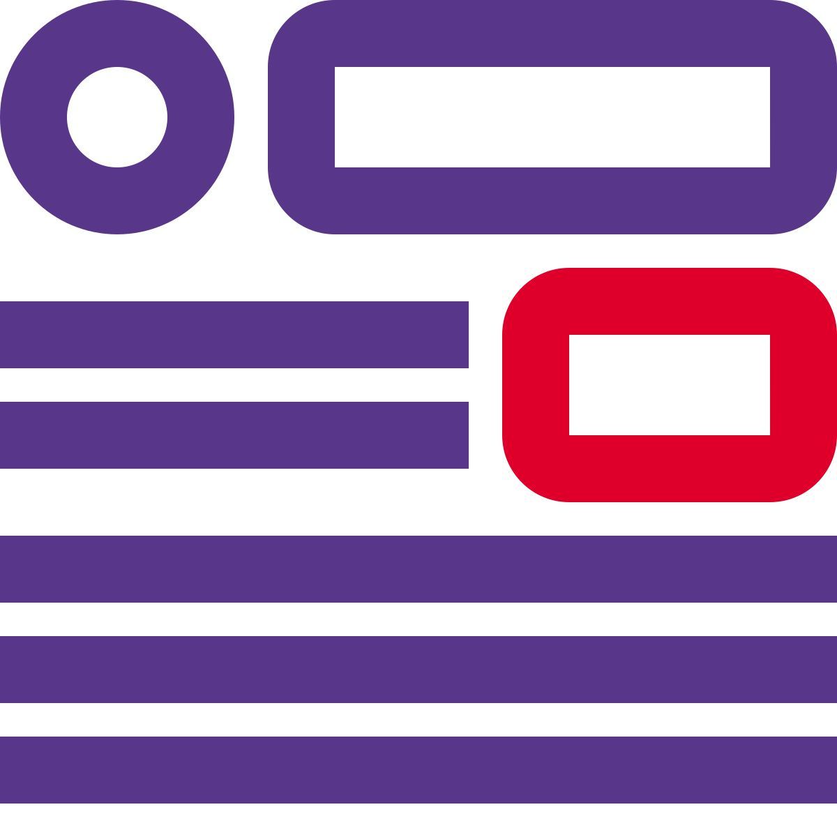 기사 레이아웃 icon