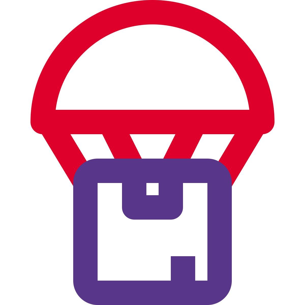 aerial delivery icon