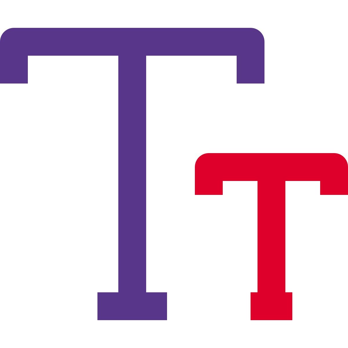 resize text icon
