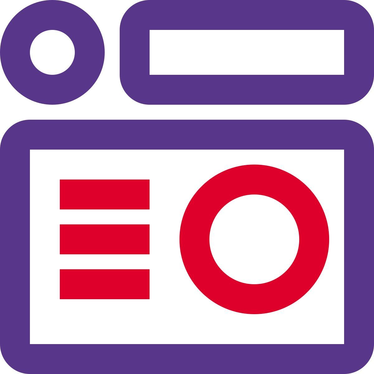 대시보드 레이아웃 icon