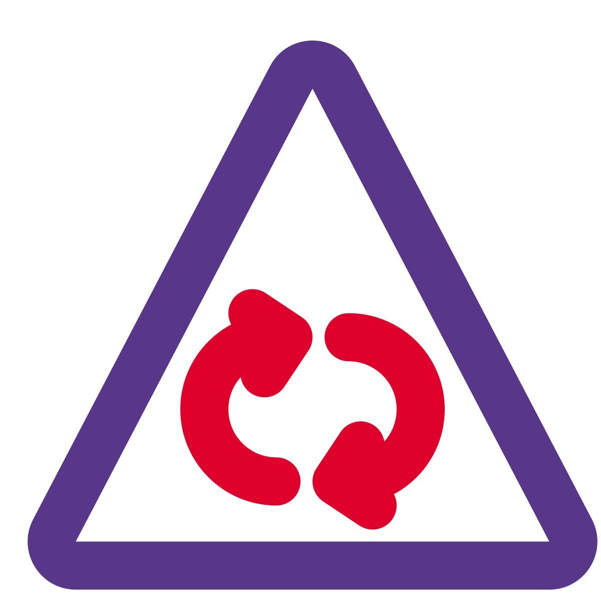 roundabout sign icon