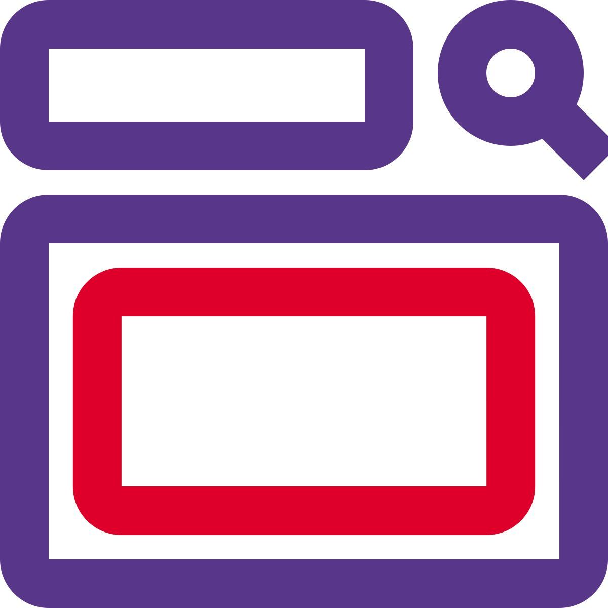 rechercher du contenu icon