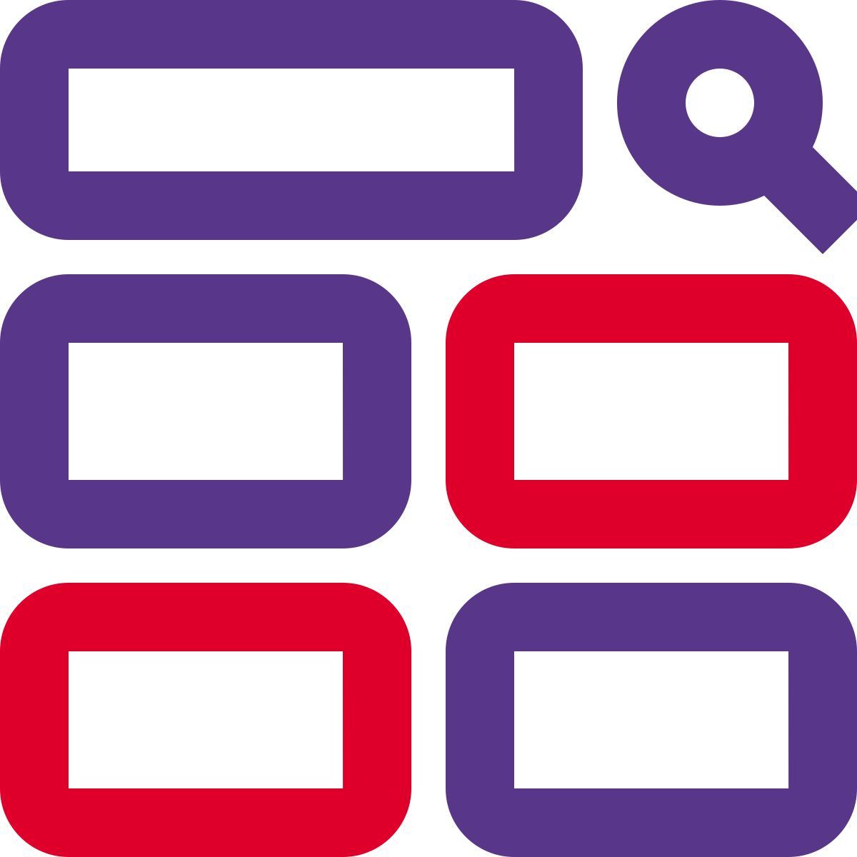 검색 결과 레이아웃 icon