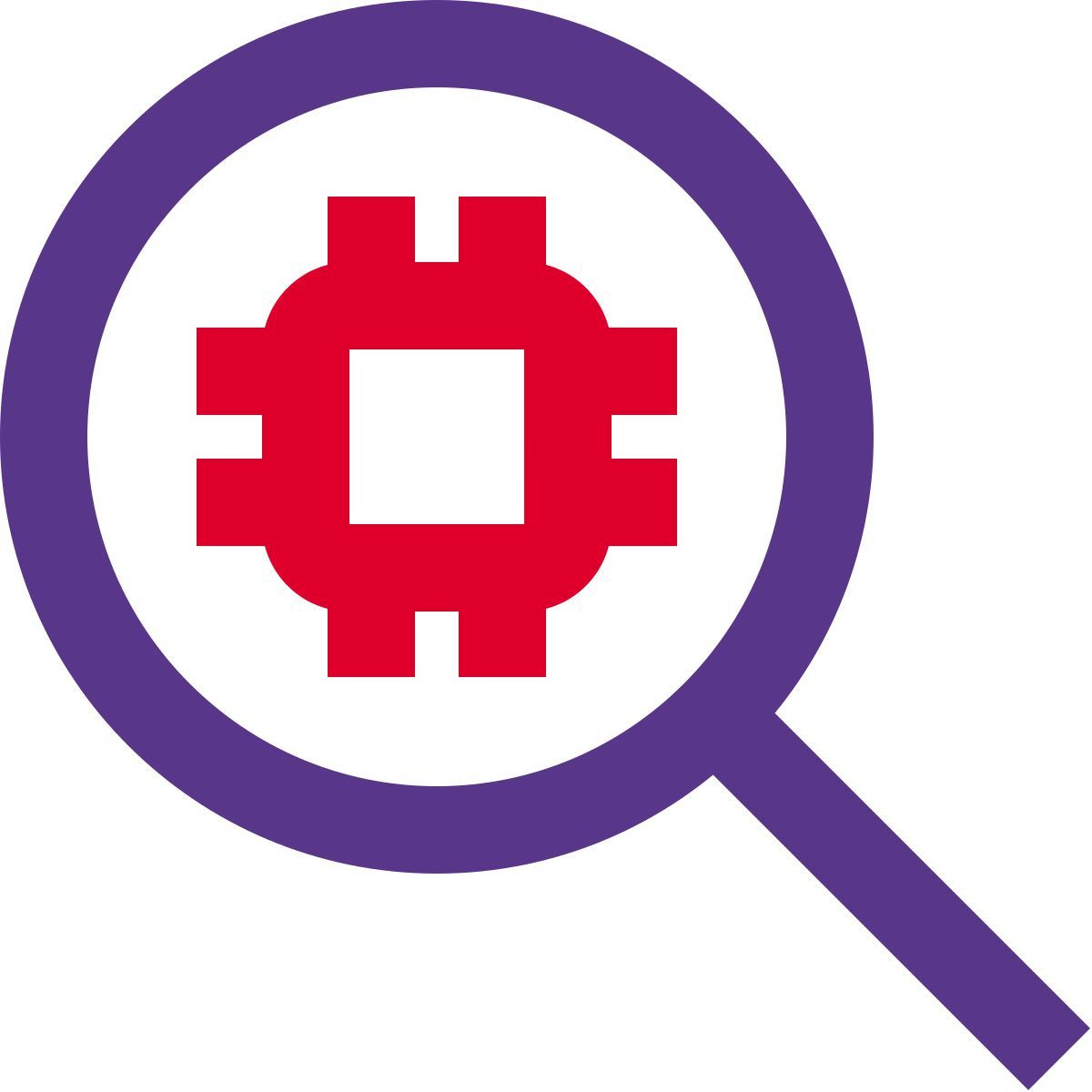 microprocessor search icon