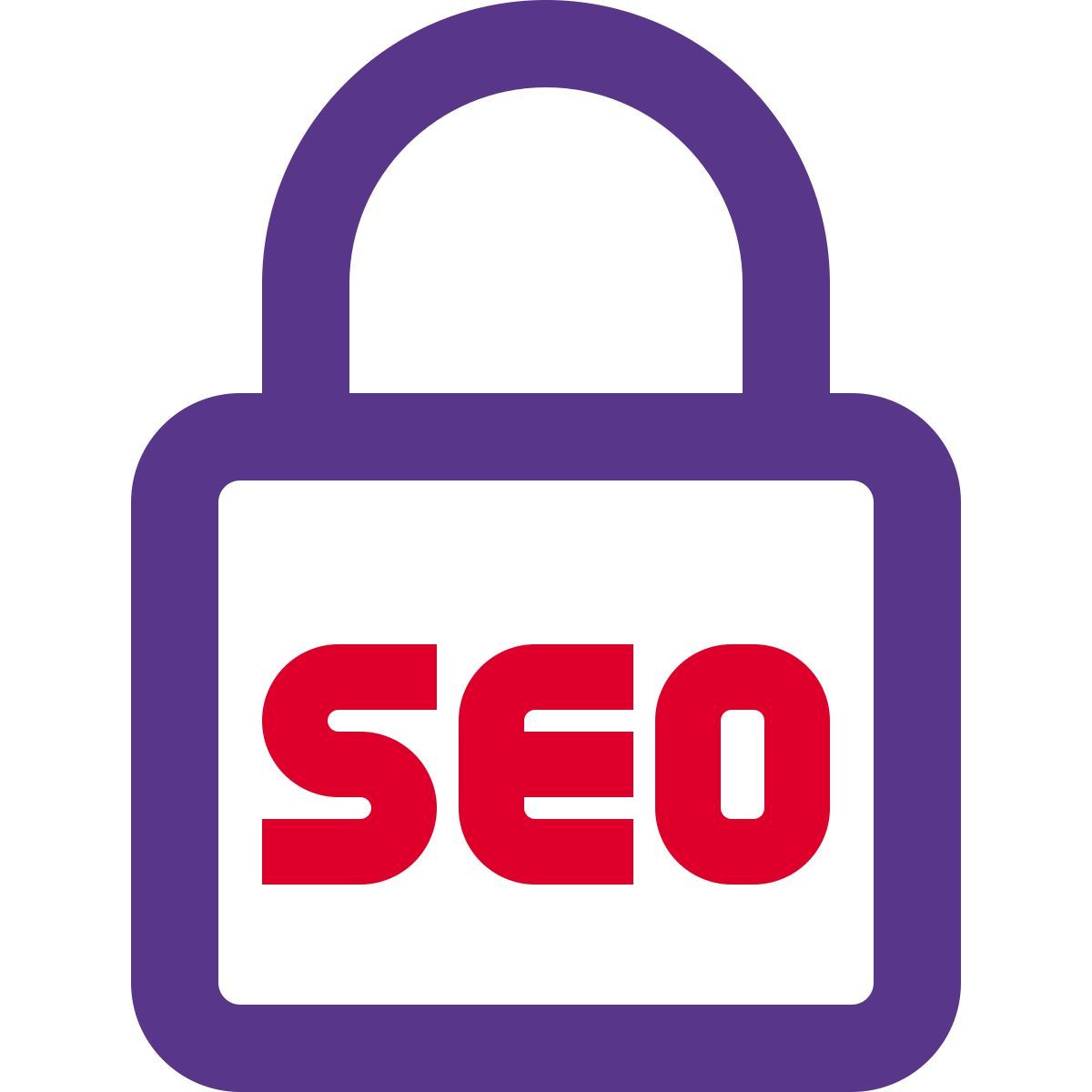 blocco seo icon