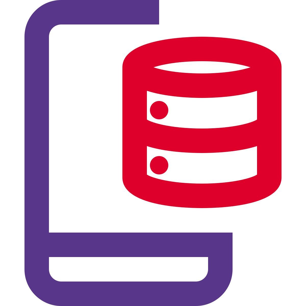 mobile database icon