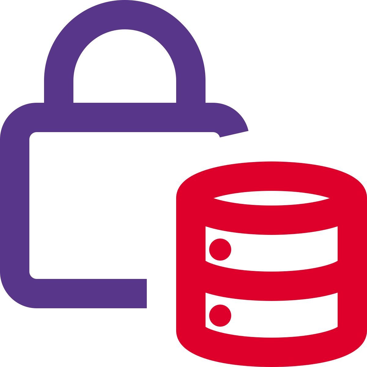 Blocco del database icon