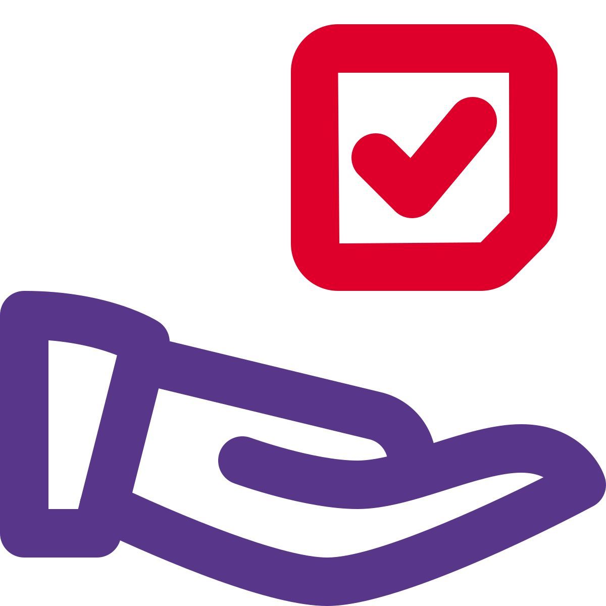 voto lançado icon