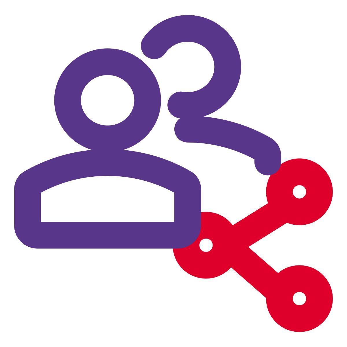 benutzerdaten teilen icon