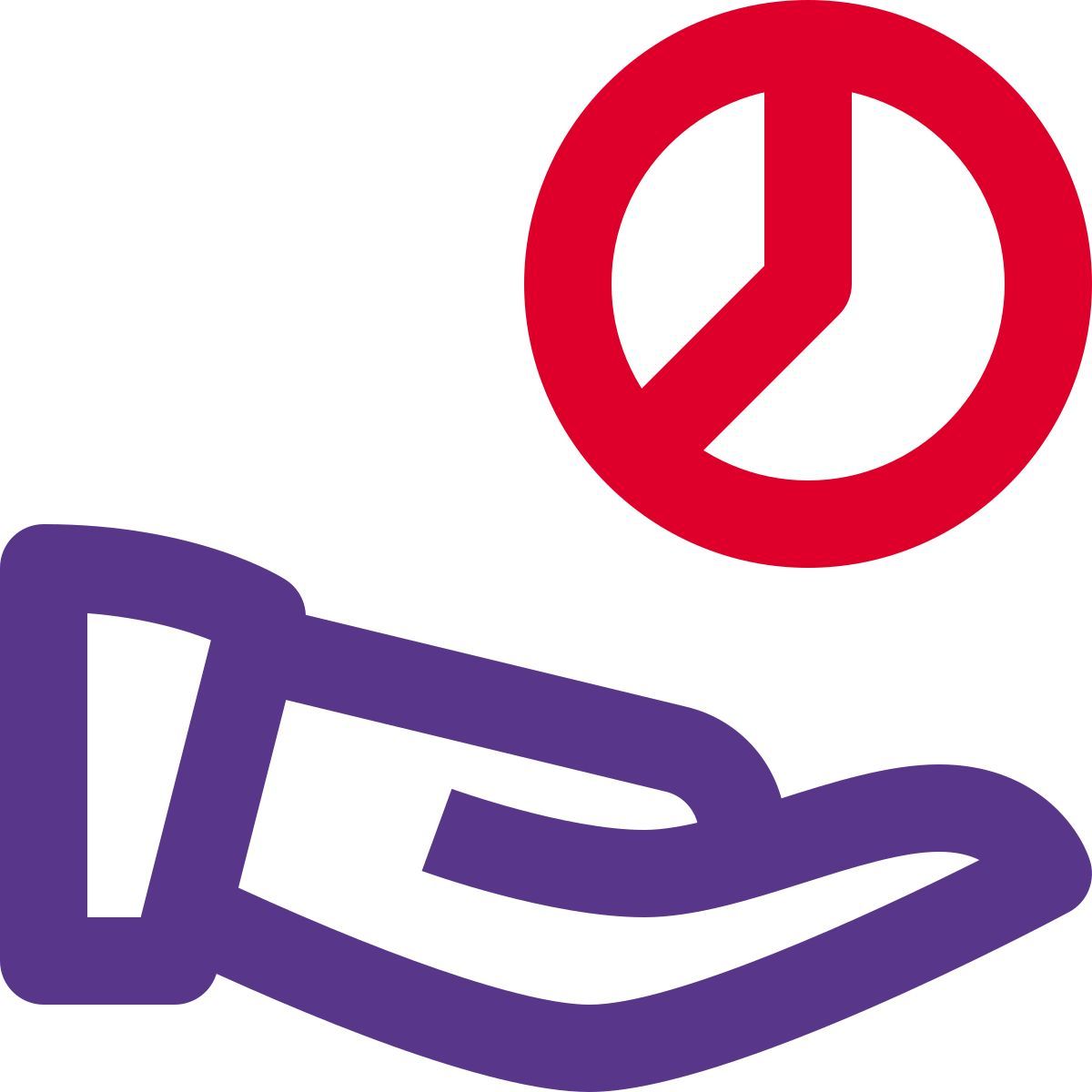 shared pie chart icon