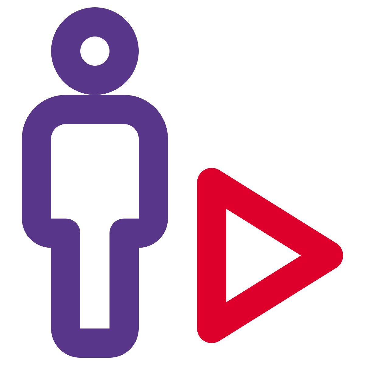 musique unique jouée par un employé sur un portail icon