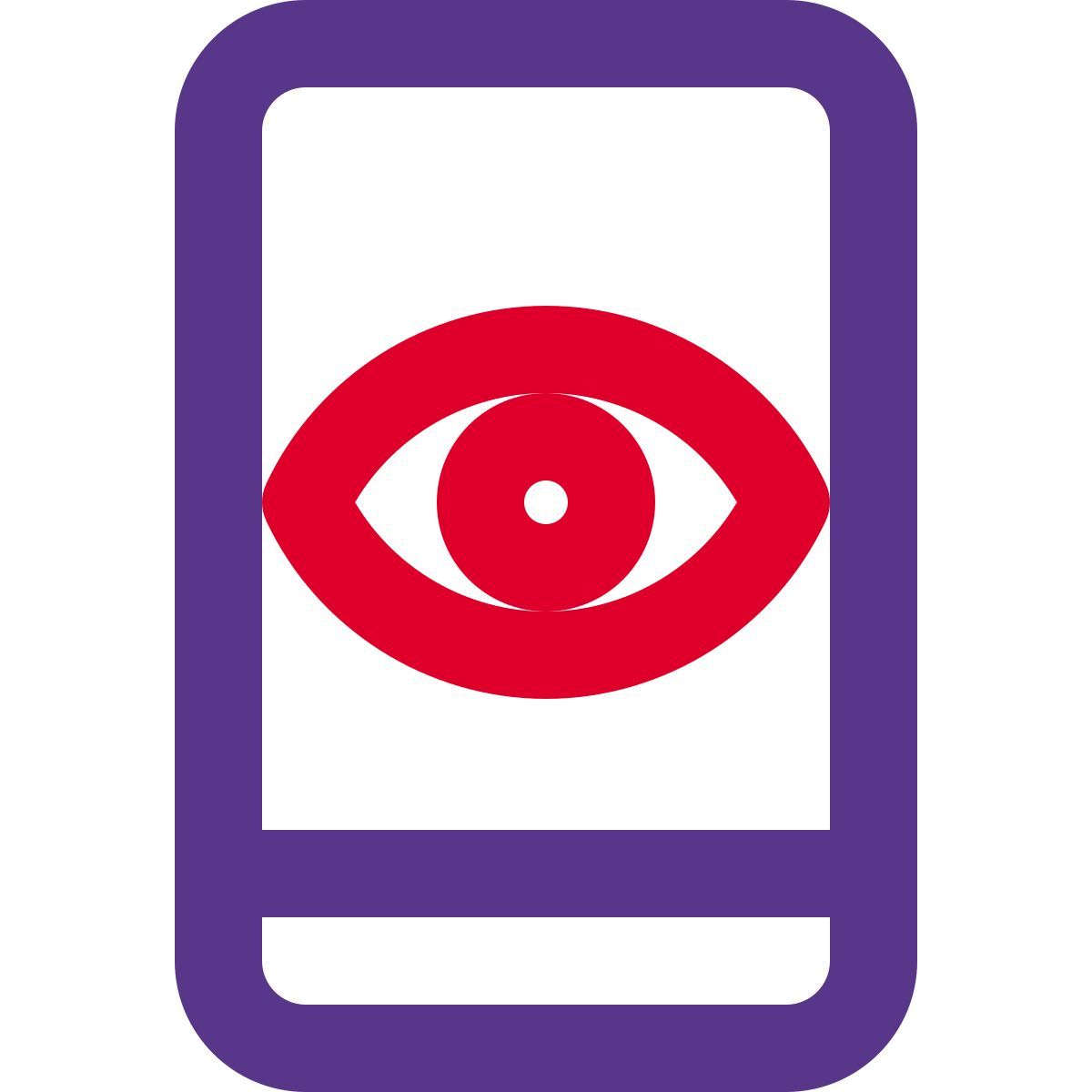 mobiler netzhautscan icon