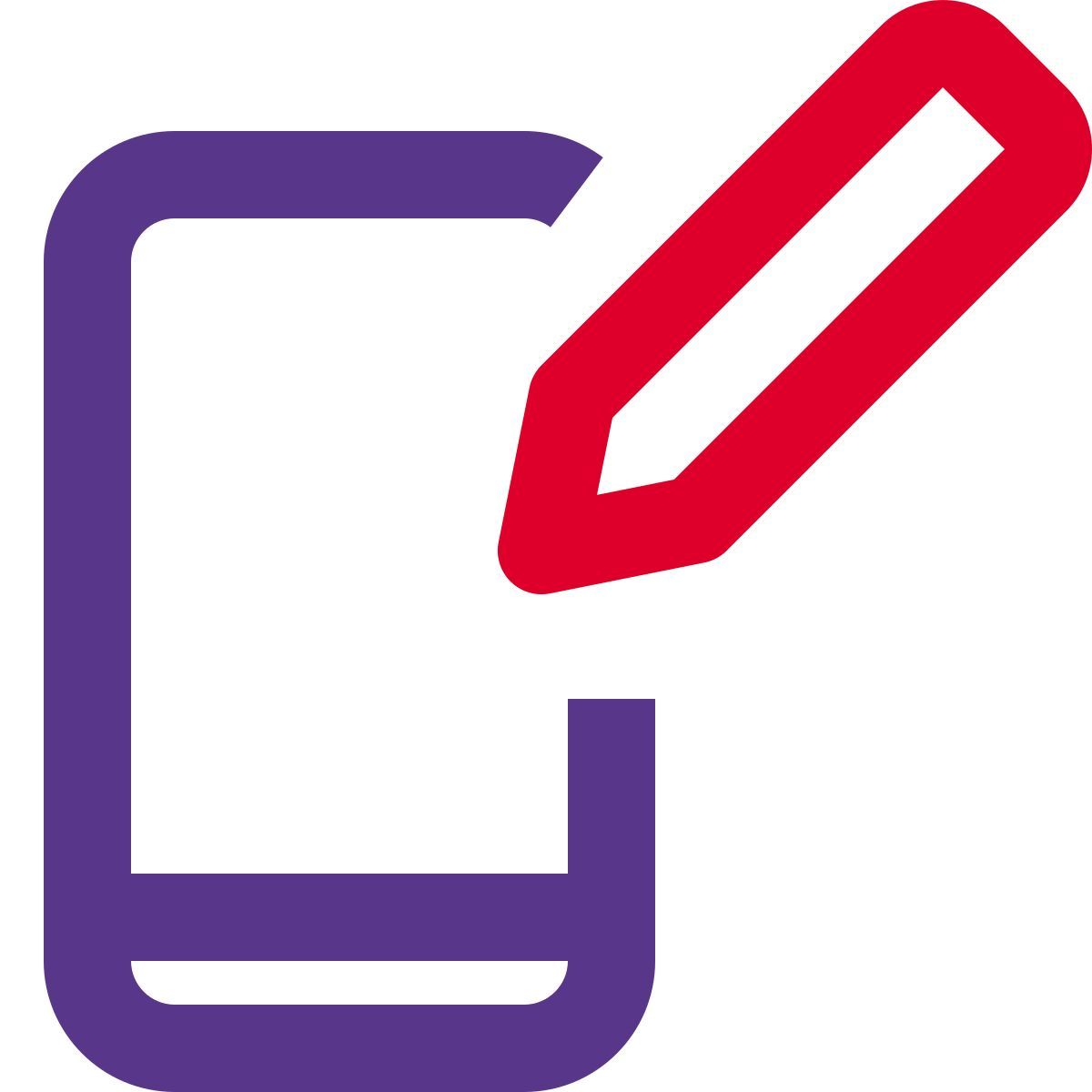 smartphone stift icon
