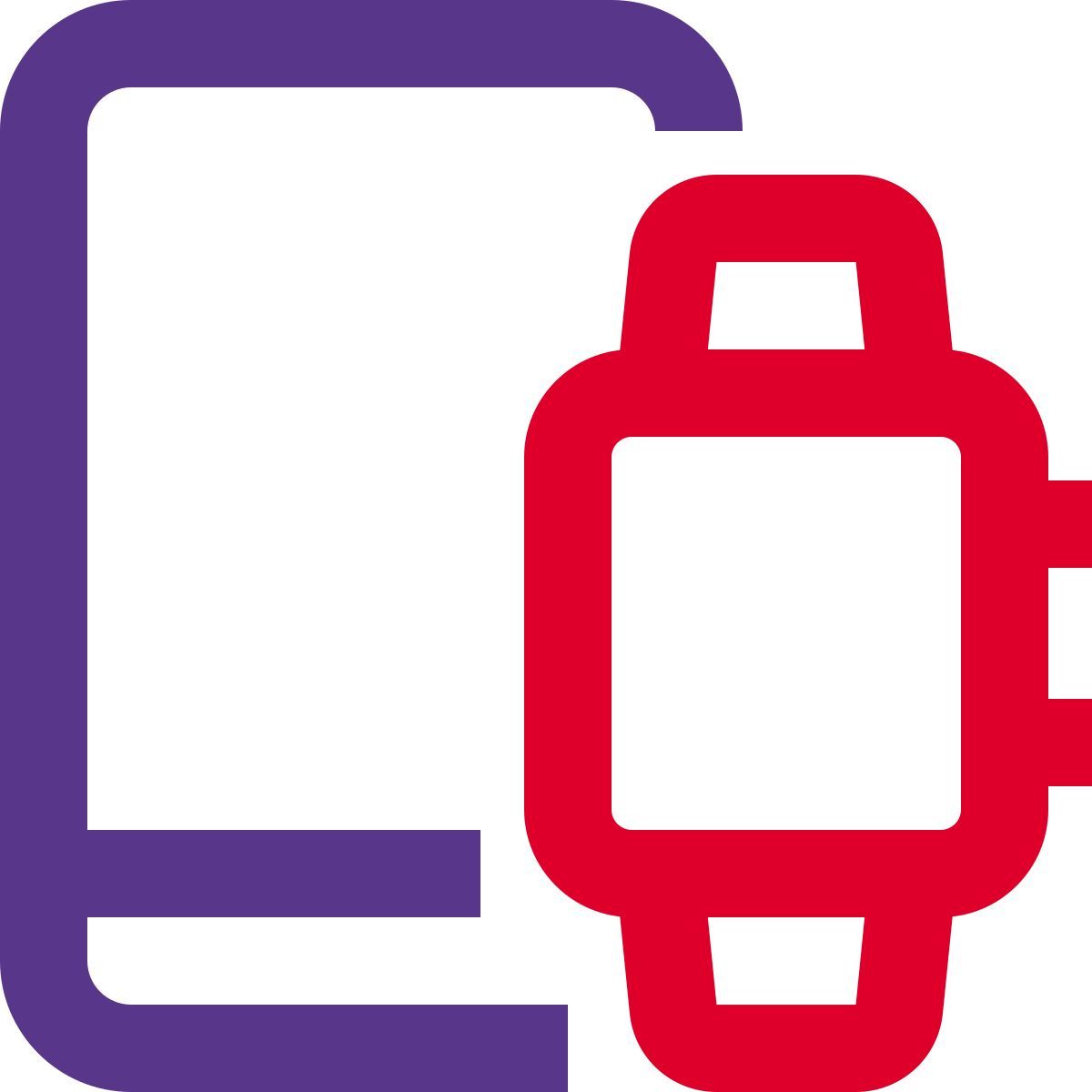 휴대폰과 스마트워치 icon