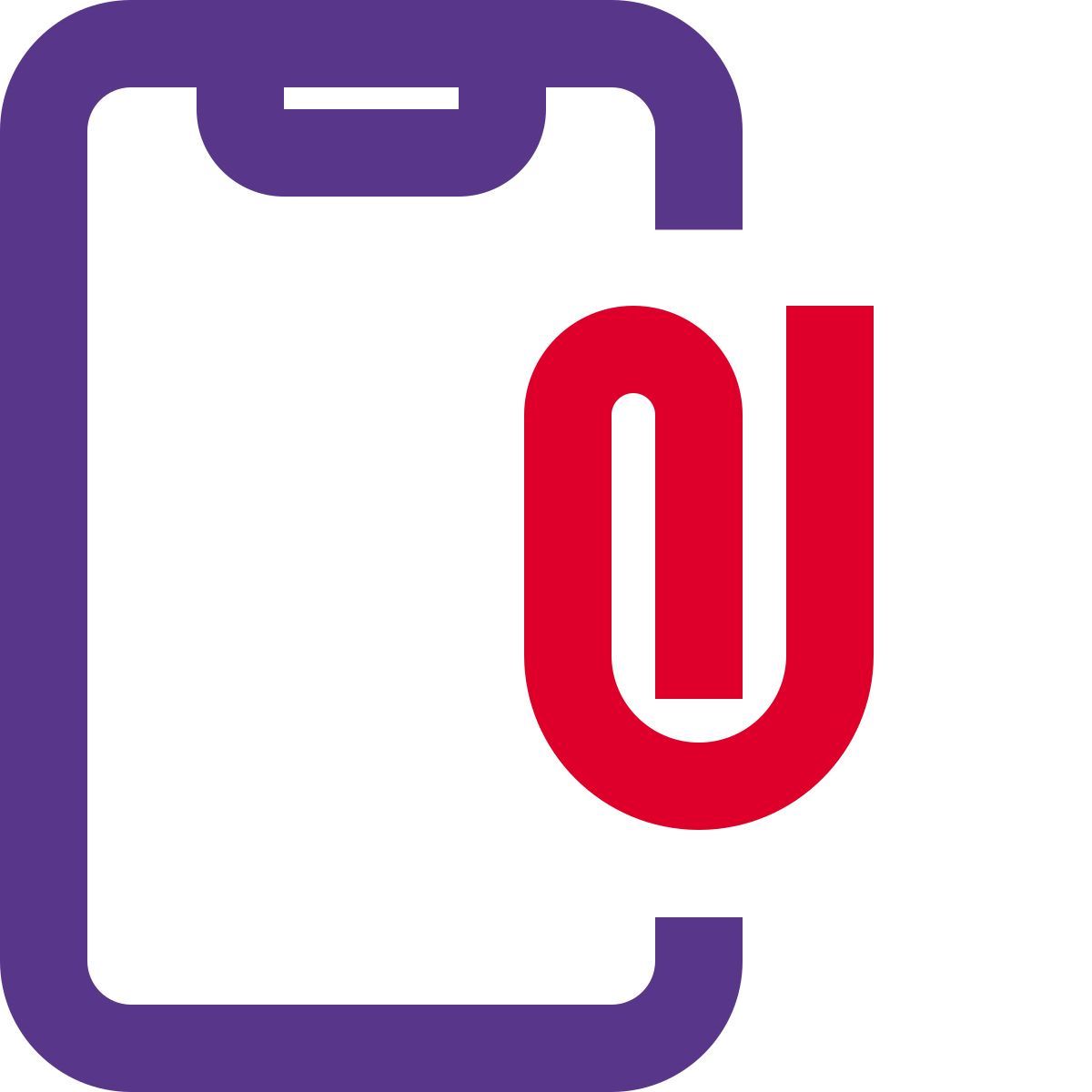 smartphone attachment icon