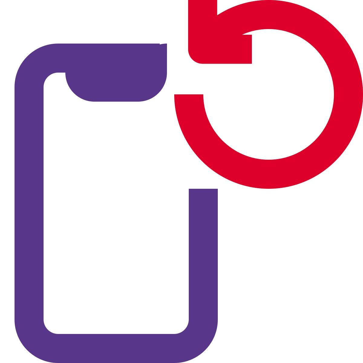 smartphone refresh icon