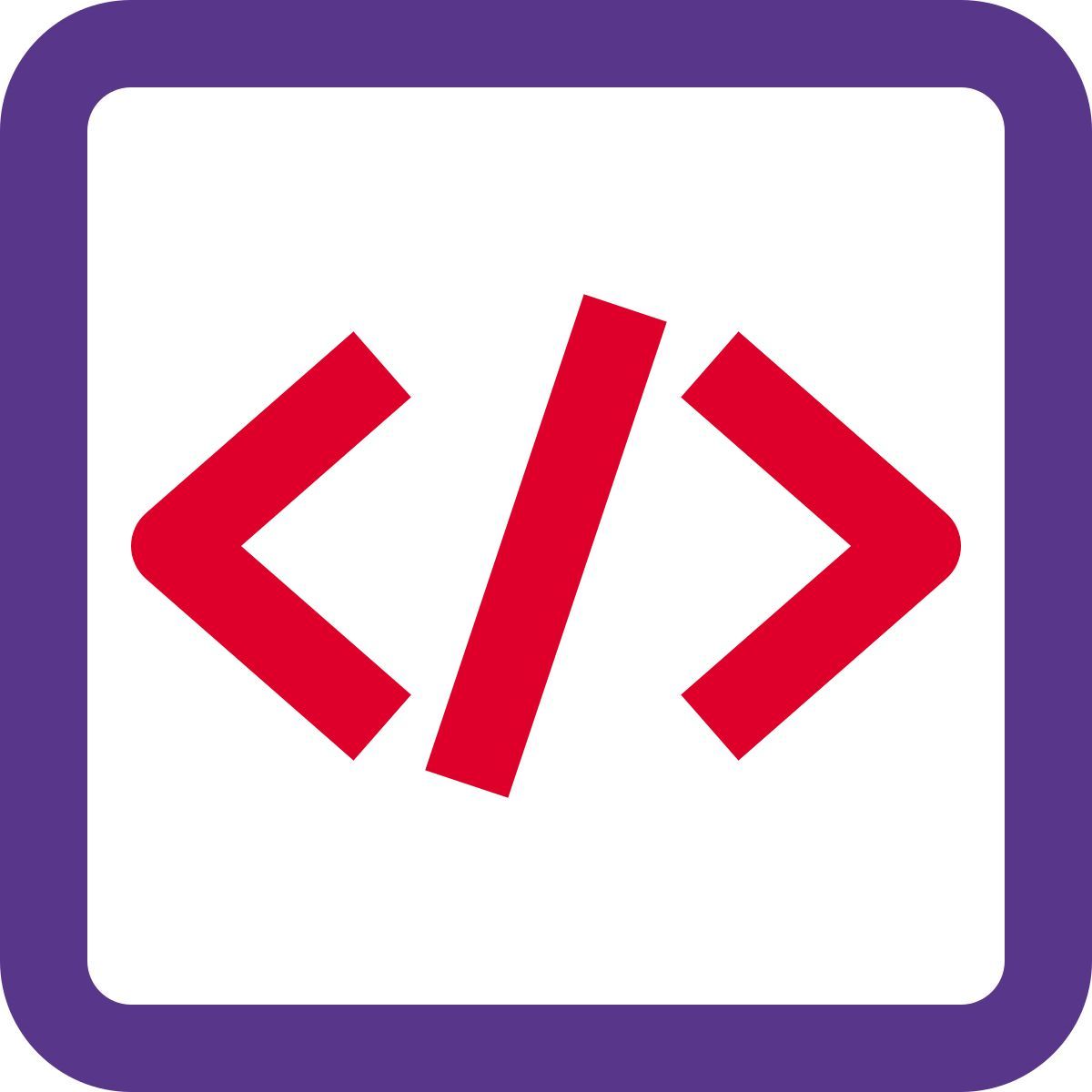 coding symbol icon